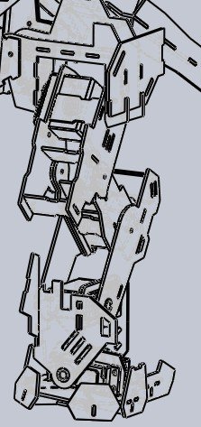 MECHBOT2.1.0机器人拼装模型激光雕刻图缩略图