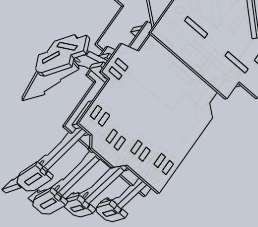 MECHBOT2.1.0机器人拼装模型激光雕刻图缩略图