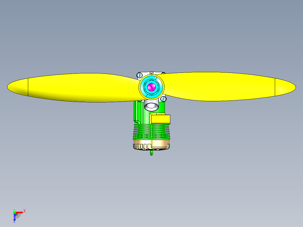 Modelisme简易单缸发动机