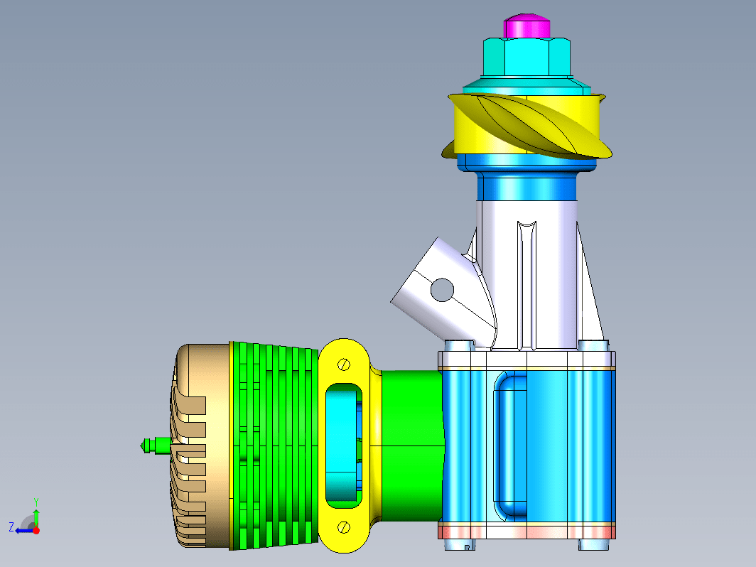 Modelisme简易单缸发动机