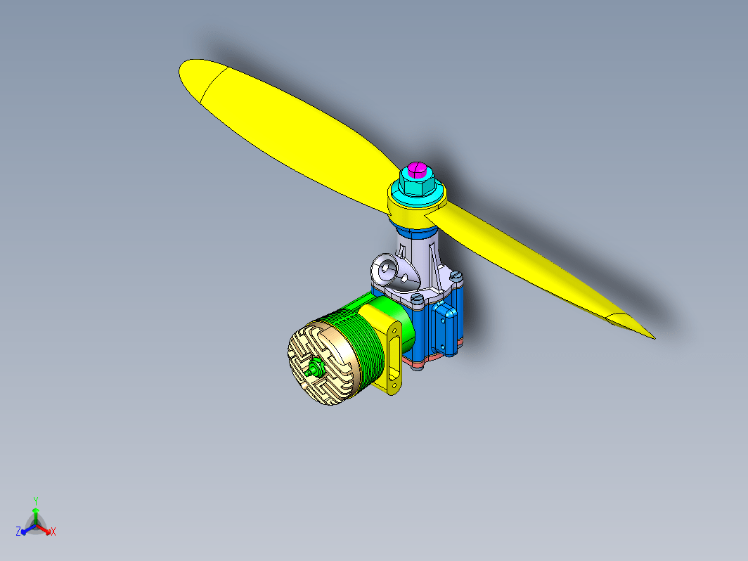 Modelisme简易单缸发动机