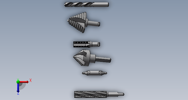 F0024-钻头模型合集