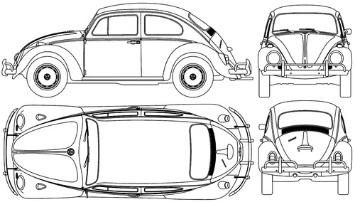 volkswagen beetle大众甲壳虫外壳