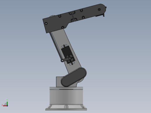 小型3D打印5自由度机械臂缩略图