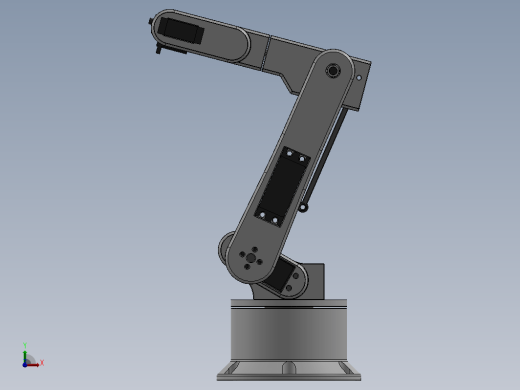 小型3D打印5自由度机械臂缩略图