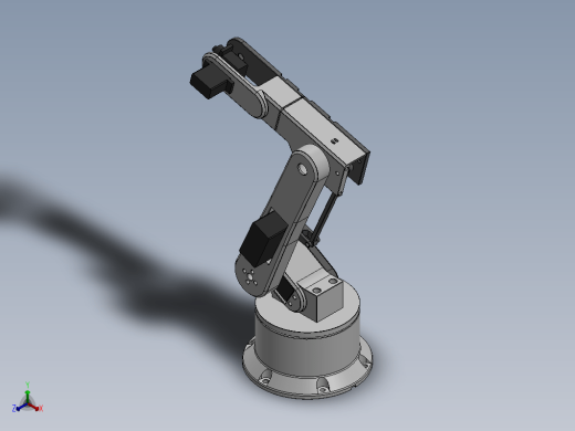 小型3D打印5自由度机械臂缩略图