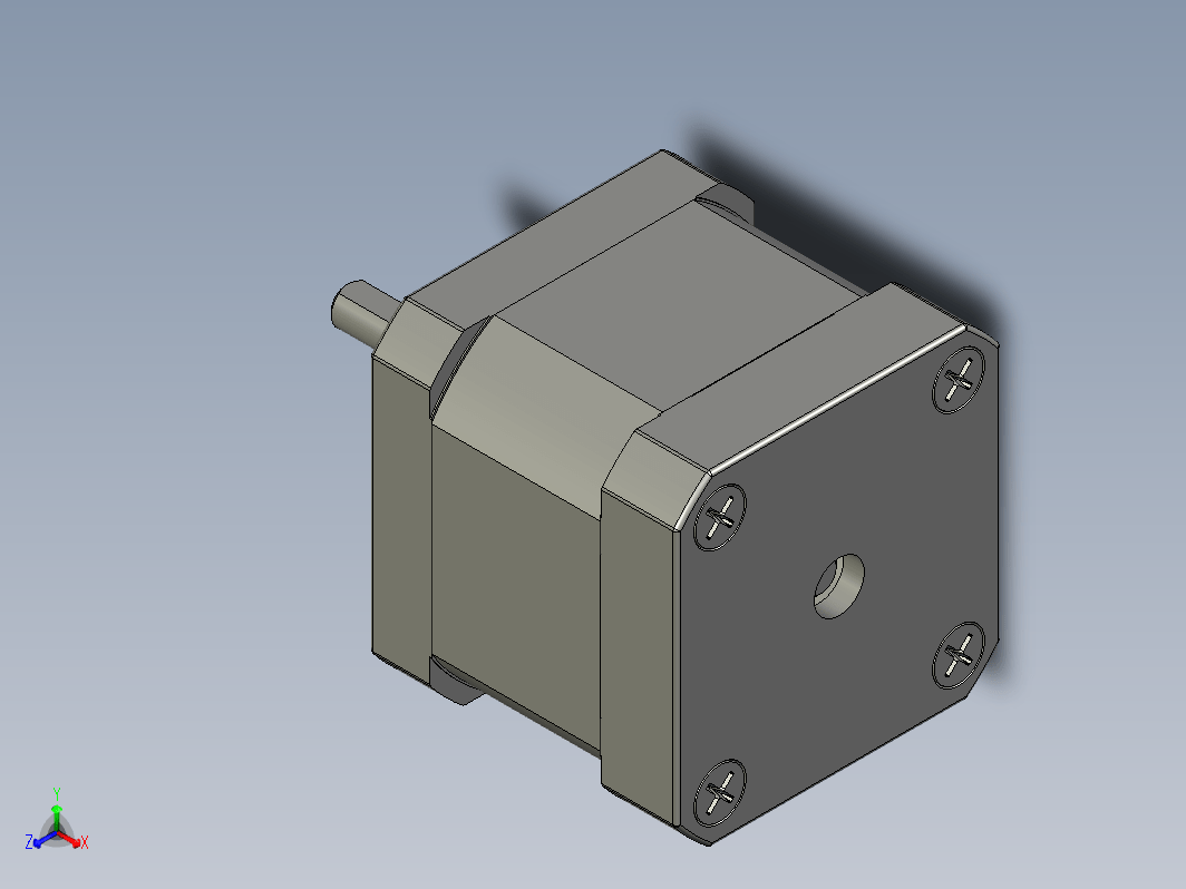 YK42HB38-02A  42mm两相步进电机（3D）