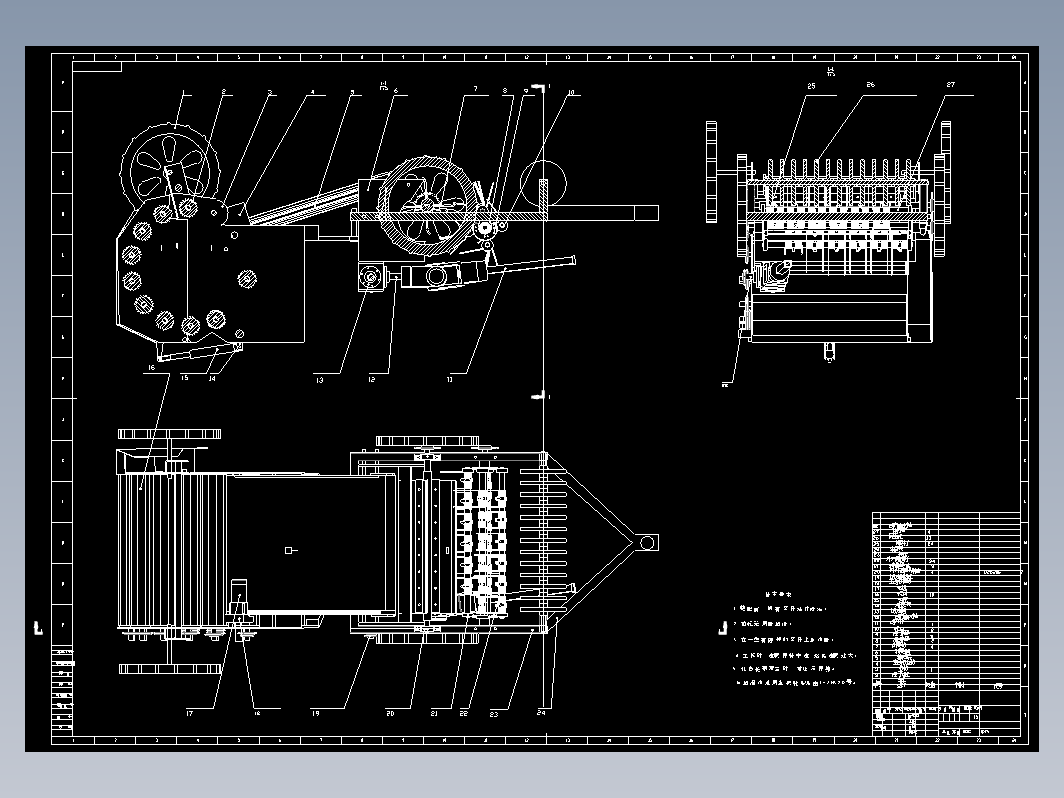 农业农田残膜回收与打捆机械 3D+CAD