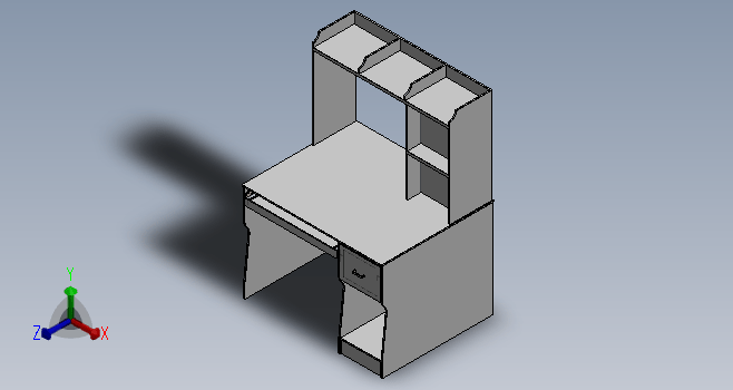 K9676-Office Desk工作桌