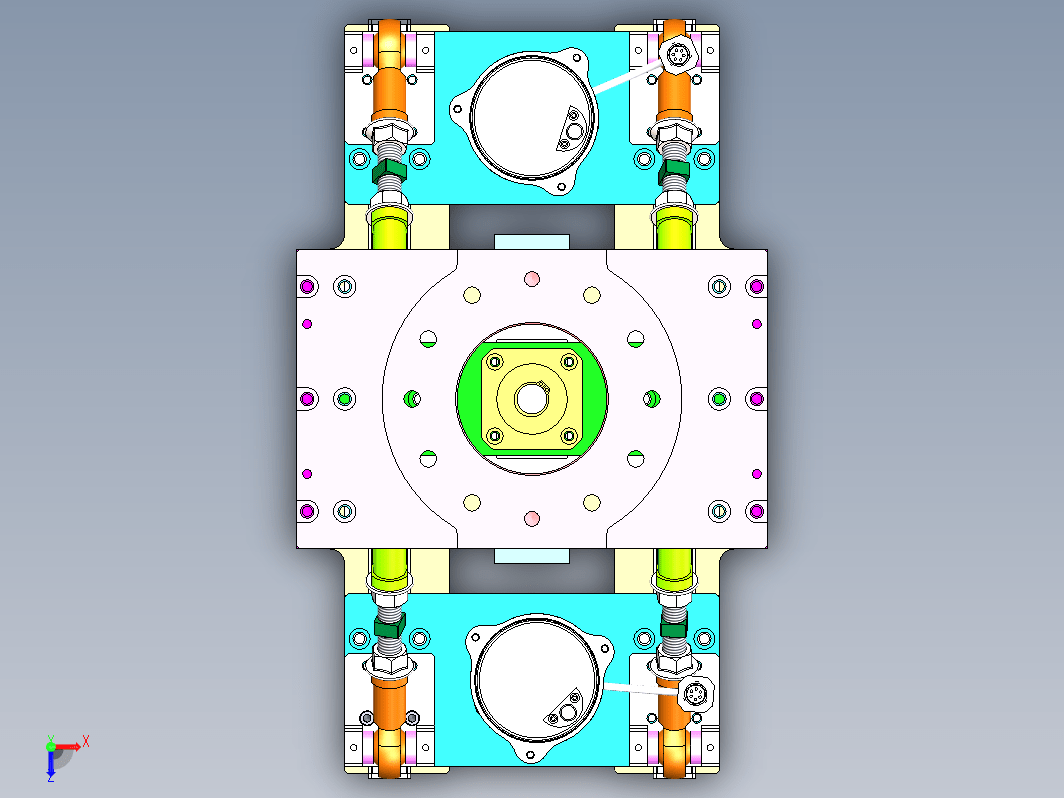 双头打螺丝枪夹具