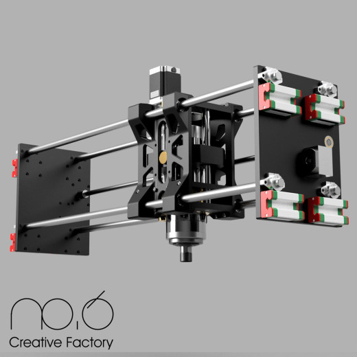 CNC Router主轴置实验结构缩略图