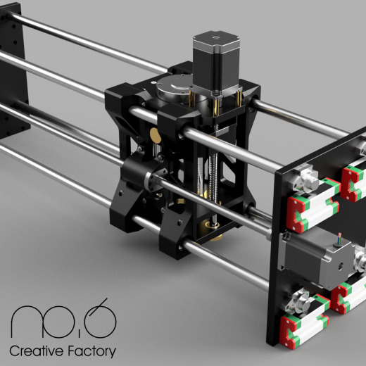 CNC Router主轴置实验结构