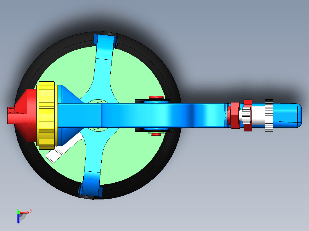 手持式气动喷枪系统结构设计三维SW2012带参+CAD+说明书