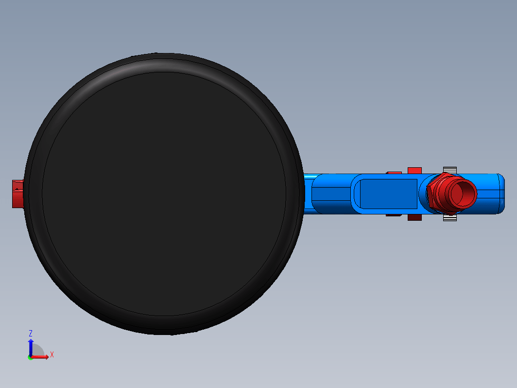 手持式气动喷枪系统结构设计三维SW2012带参+CAD+说明书