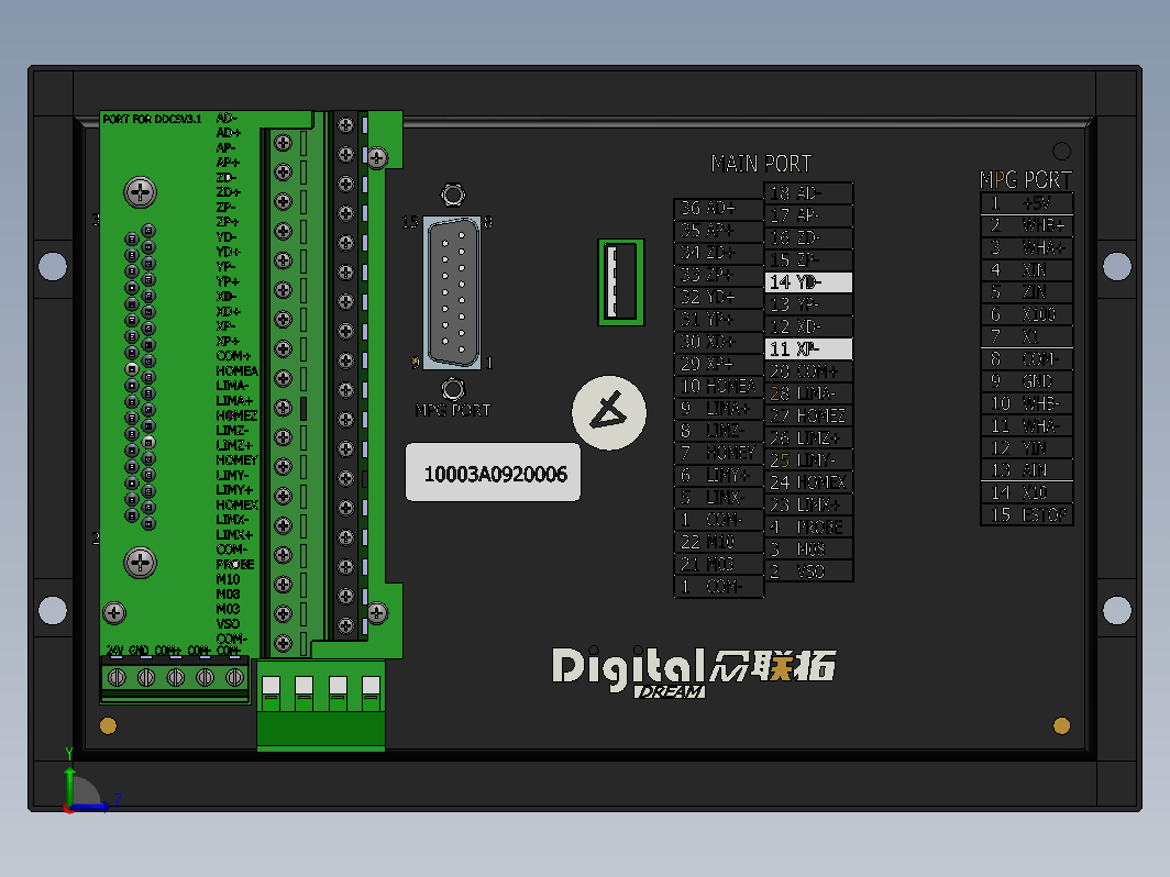 Taitran Technic 的 DDCS V3.1 4 轴 CNC 控制器系统