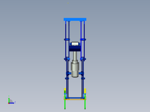 剪刀式汽车举升机三维ProE5.0+CAD+说明缩略图