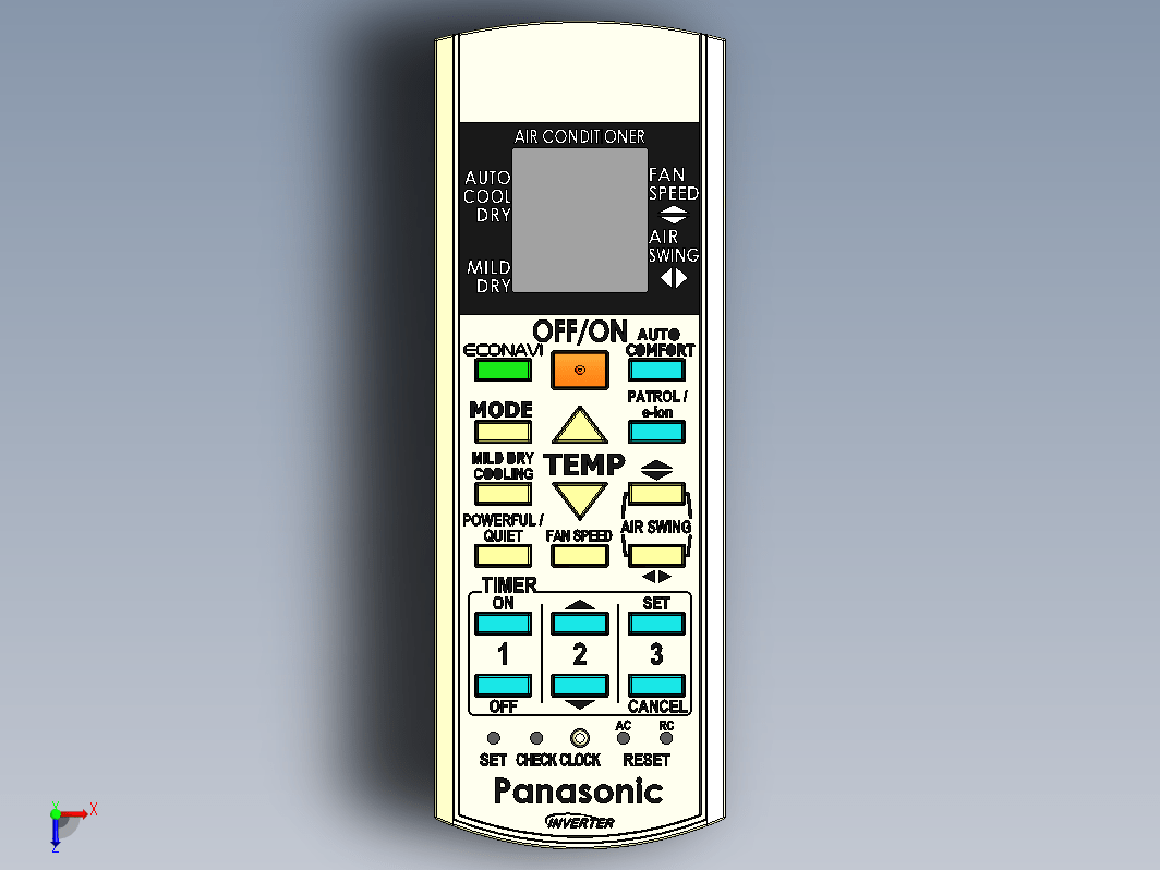 变频空调遥控器