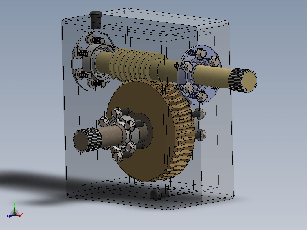 蜗轮蜗杆箱 Worm Gear Box减速机器