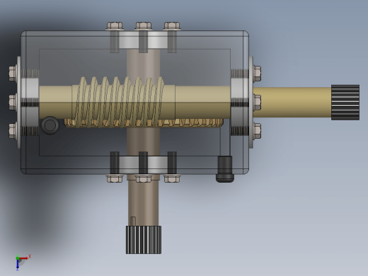 蜗轮蜗杆箱 Worm Gear Box减速机器缩略图