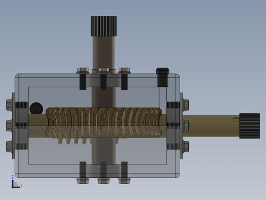 蜗轮蜗杆箱 Worm Gear Box减速机器缩略图