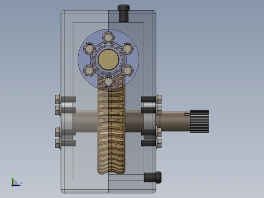 蜗轮蜗杆箱 Worm Gear Box减速机器缩略图