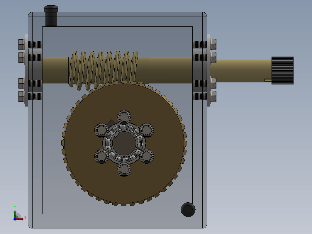 蜗轮蜗杆箱 Worm Gear Box减速机器