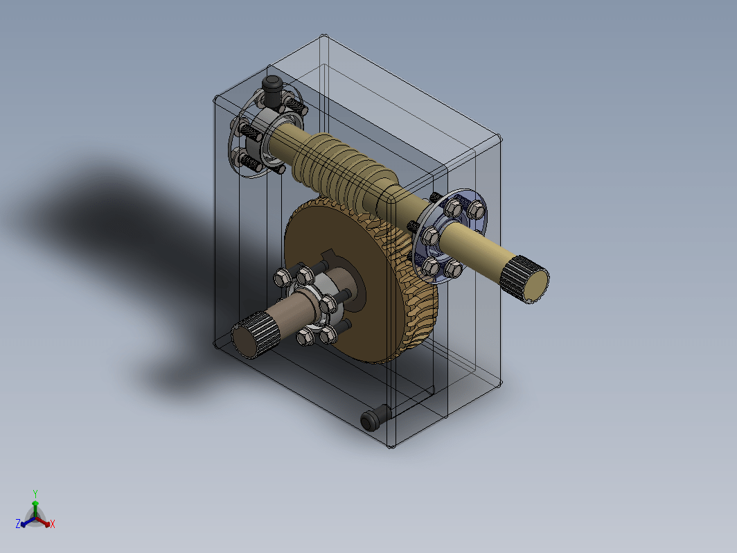 蜗轮蜗杆箱 Worm Gear Box减速机器