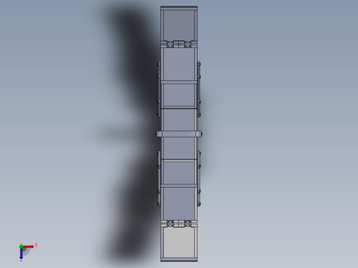 多层可折叠木盒结构3D图纸+Solidworks设计缩略图