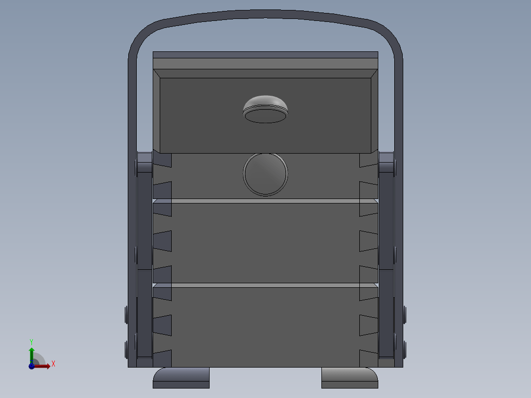 多层可折叠木盒结构3D图纸+Solidworks设计