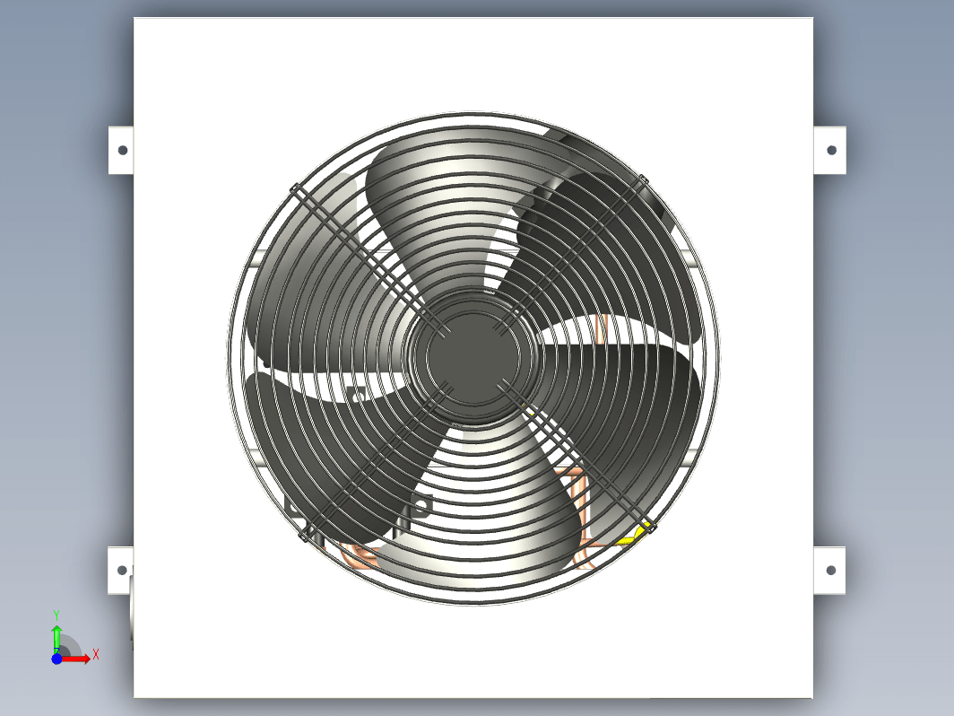 热泵机器3d建模，压缩机，冷凝器，蒸发器，节流装置，四通阀等零