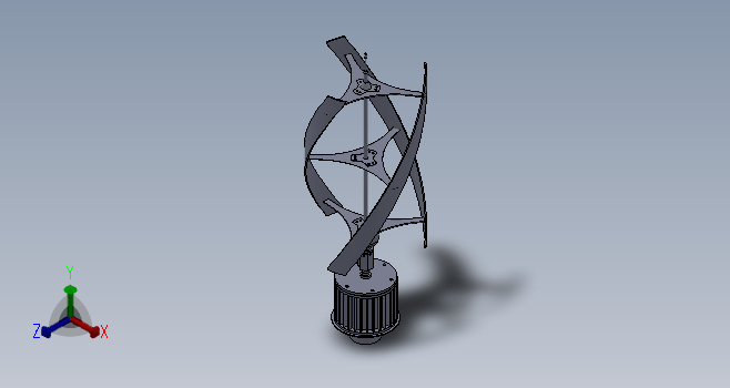 垂直轴风力机设计模型
