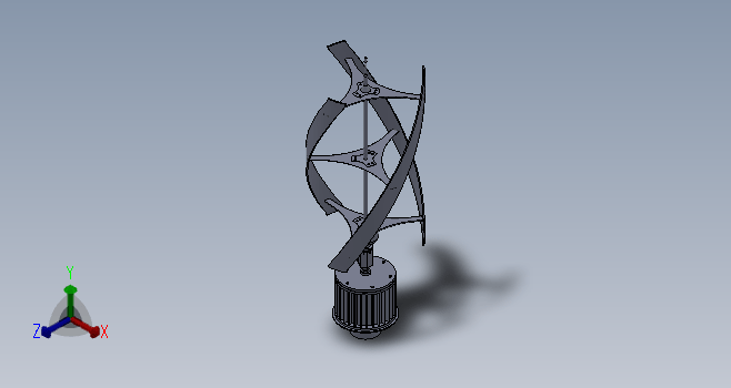 垂直轴风力机设计模型
