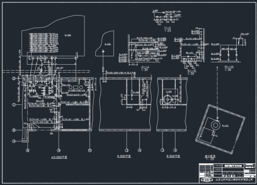 煤矿矿井水处理工程全套CAD设计施工图CAD+说明书缩略图