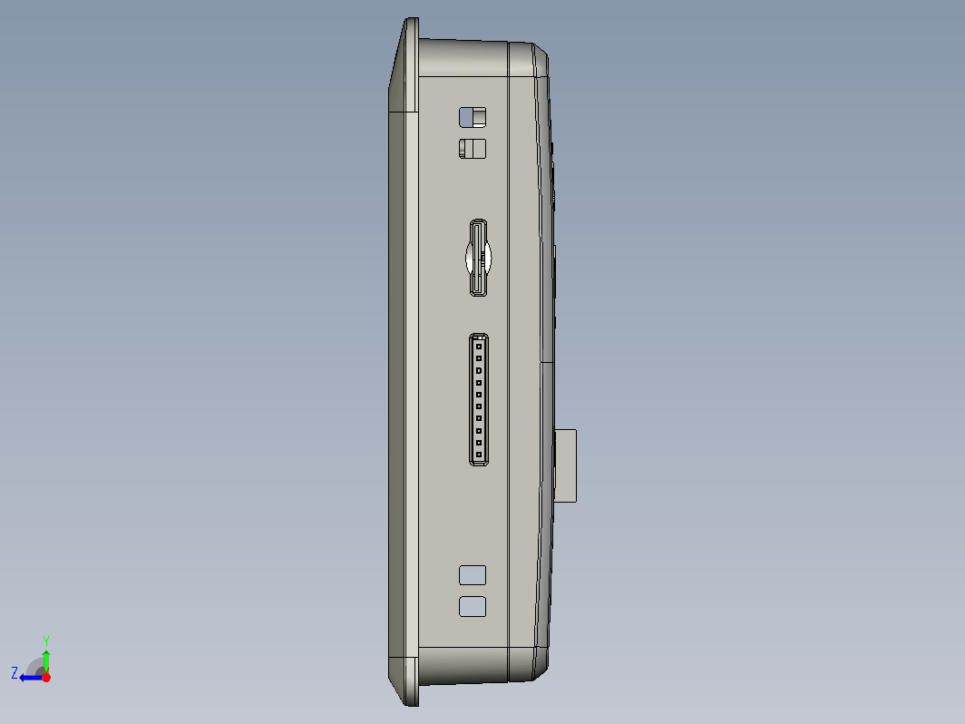 HMI人机界面01450030-WXSTEP_B00（整机外形STEP模型）