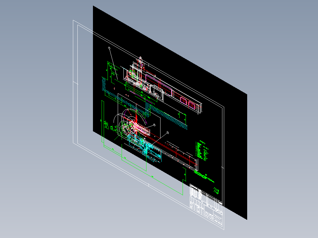 实用弯管机总图