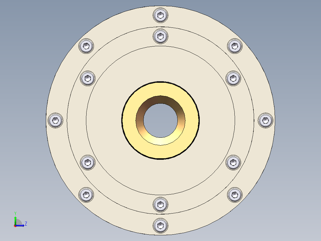 电主轴图纸