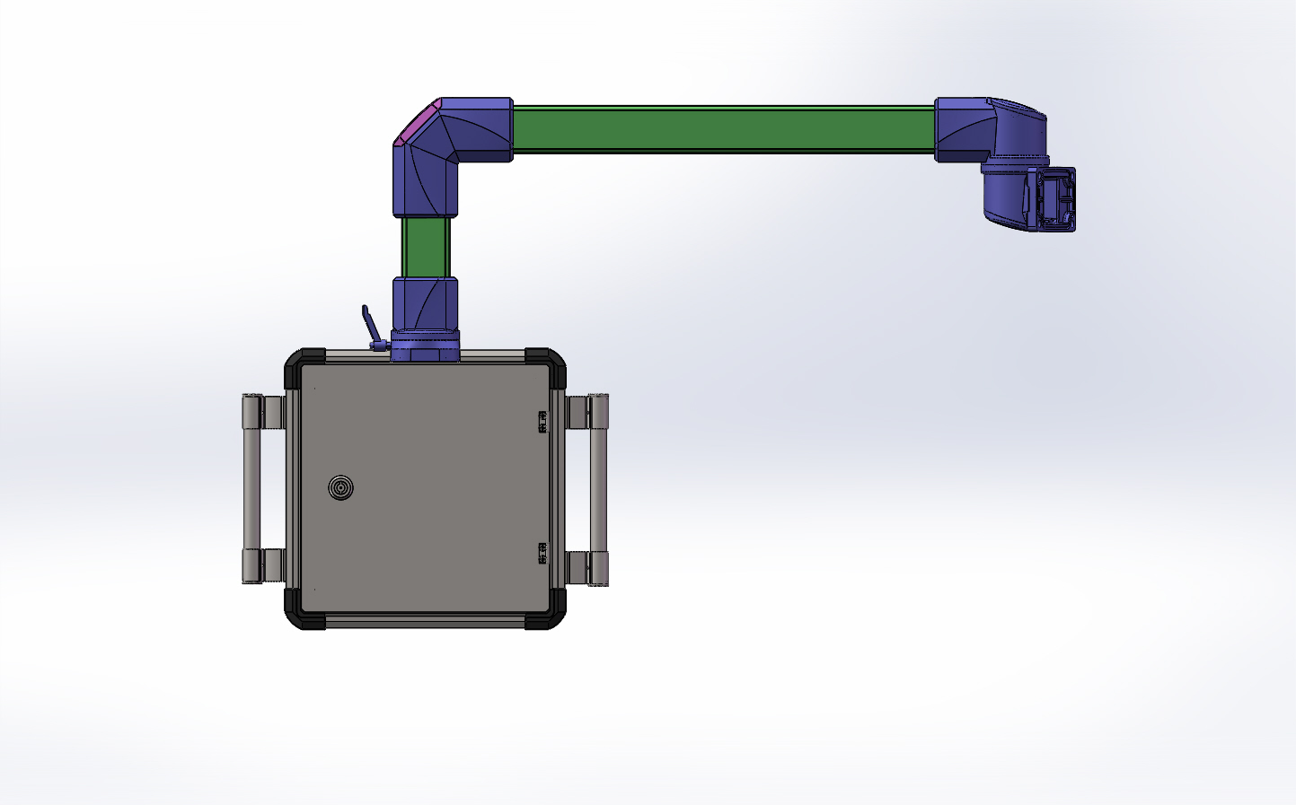 solidworks悬臂操作箱