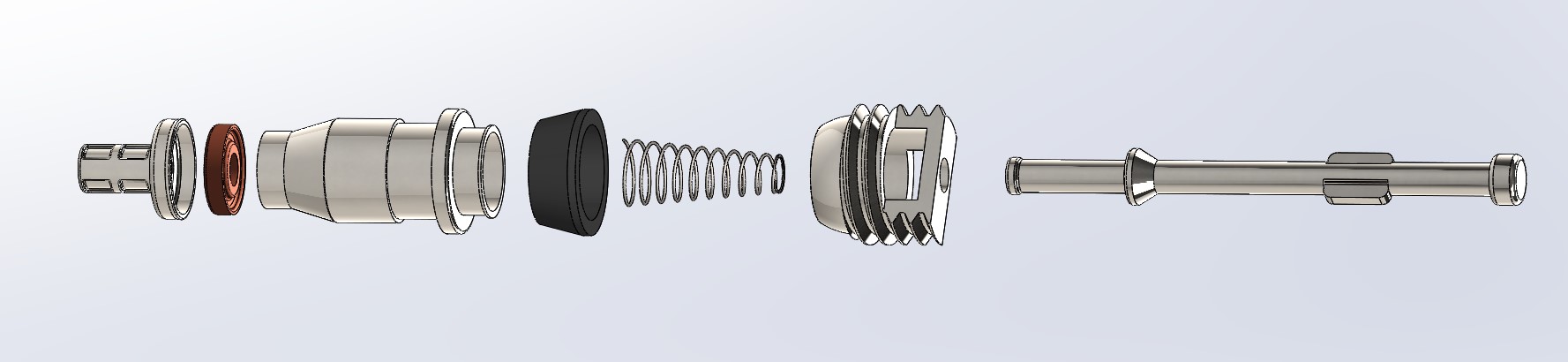 车轮气门芯 Valve core of nippel