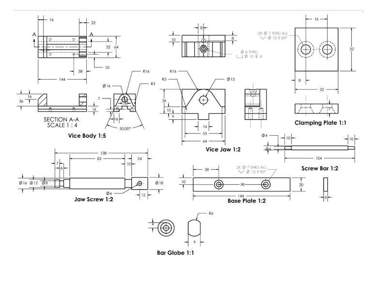 虎钳台钳卡钳-bench-vice-nx-stp-nx-for-designers-1 8 STP CREO UG