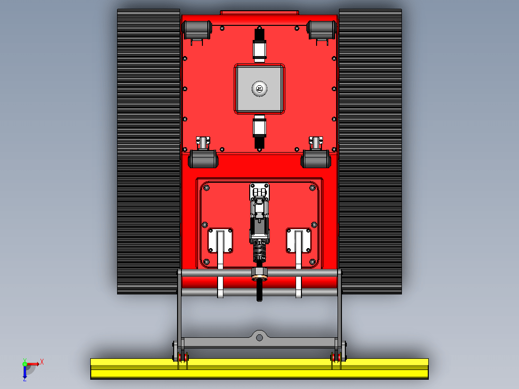 履带式铲雪车