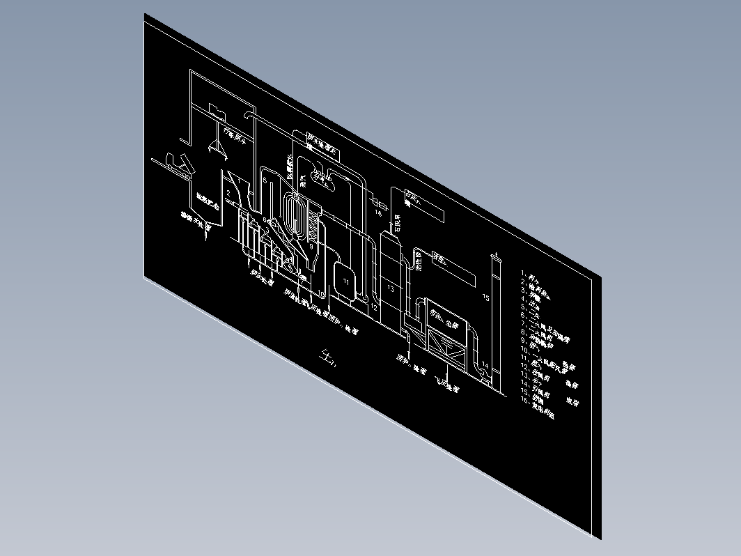 生活垃圾焚烧厂的工艺流程图