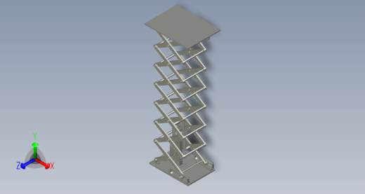 大行程升降结构