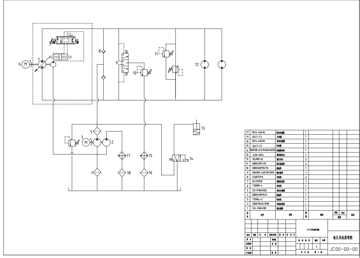 1.5t叉车工作装置液压系统的设计三维UG7.0无参+CAD+说明书