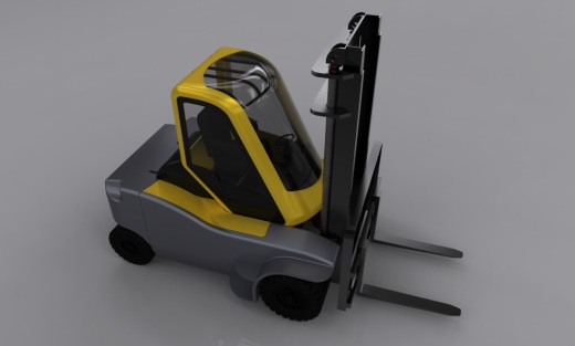 叉车3D图纸缩略图