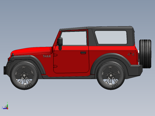 Mahindra Thar吉普车缩略图