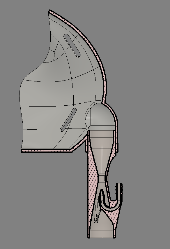 呼吸器面罩造型