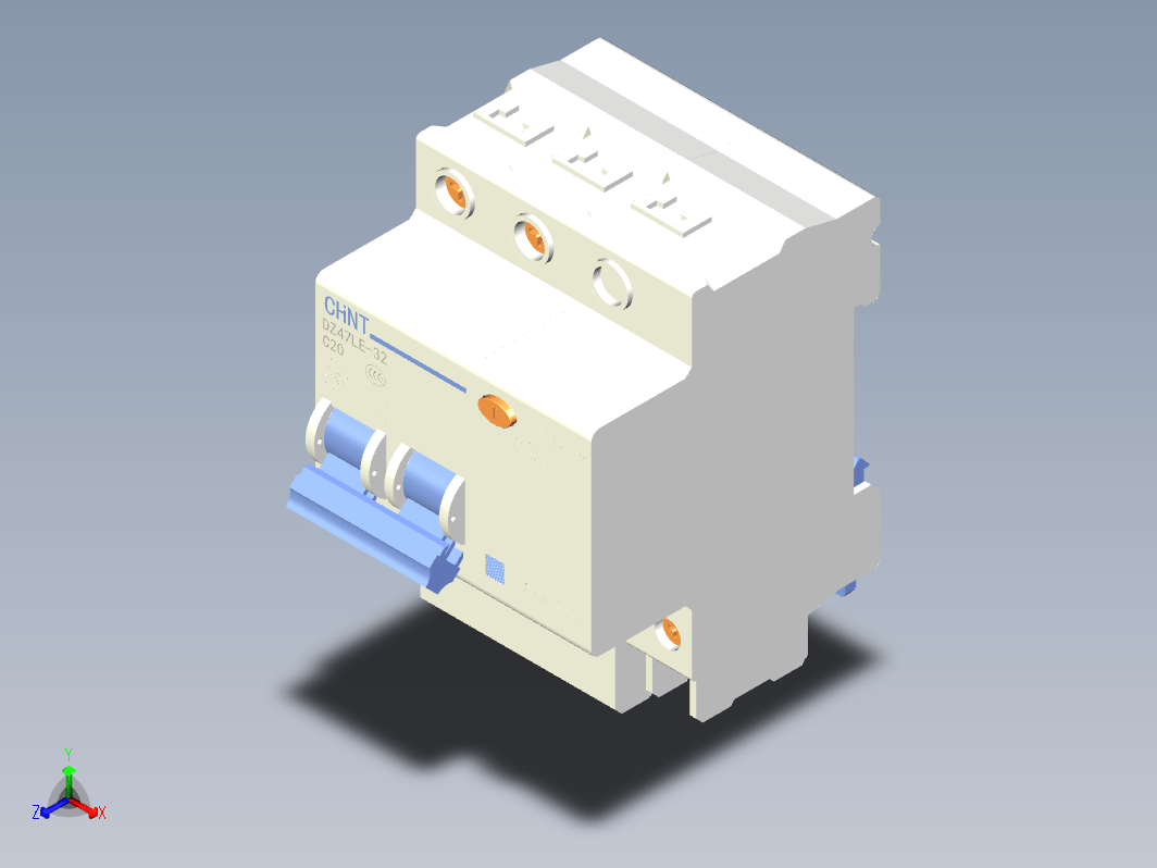 正泰断路器_DZ47LE-32_C20