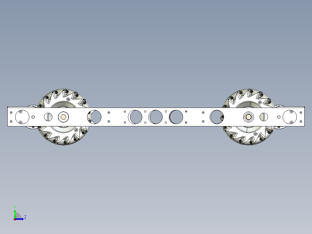 麦克纳姆轮车底盘 frc custom mecanum