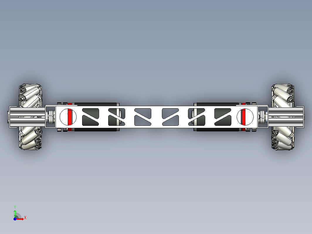 麦克纳姆轮车底盘 frc custom mecanum