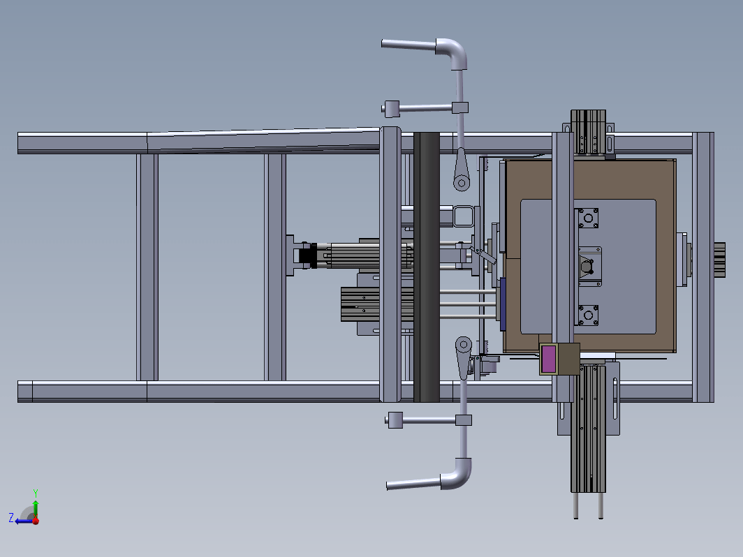 ZX自动装盒机3D数模图纸